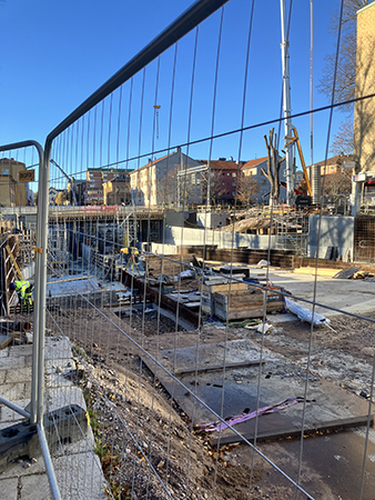 Tunnelbygget St Olof vä sida den 30 okt 2026